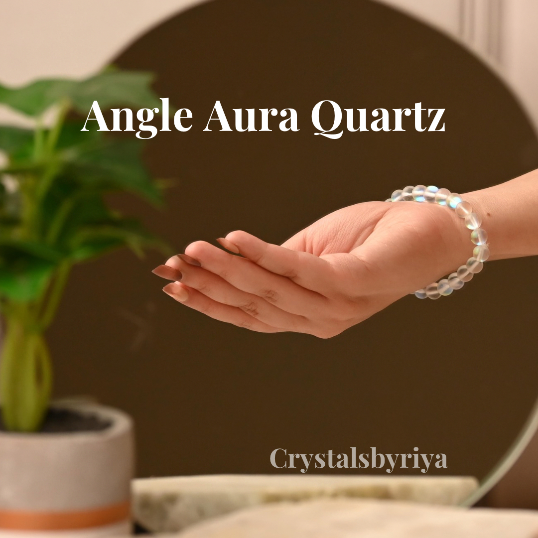 Angle aura quartz Bracelet